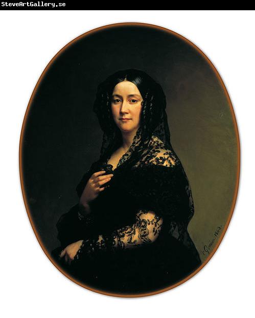 unknow artist Portrait de la Comtesse Adolphe de Rouge nee Marie de Saint-Georges de Verac
